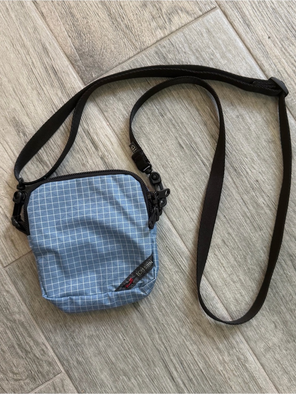 Tom Bihn Acuity Rare Light Blue 200d Halcyon Cublet Crossbody Bag Rip Stop USA